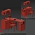 Transforming Axel-1 Furniture Set 3D model small image 5