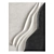 Minimalist 3D Relief Wall Decor 3D model small image 1