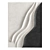 Minimalist 3D Relief Wall Decor 3D model small image 5