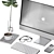 Apple-inspired Workplace Decor Set 3D model small image 3