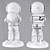 Fantasy Astronaut Floor Light 3D model small image 7