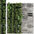 Vertical Concrete Wall Garden Set 3D model small image 2