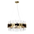 Alya Pendant Chandelier Gold Glass 3D model small image 2