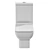 Modern Compact AQUAme AQM1004 Toilet 3D model small image 3