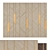 Wooden Wall Panel 3500x2800 mm 3D model small image 2