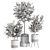 Modern Indoor Plant Set 069 3D model small image 4