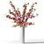 Spring Sakura Branches in White Vase 3D model small image 1