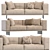 Modern Small Minotti Sofa Design 3D model small image 4