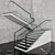 Modern Staircase Model No39 3D model small image 3