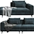 Marac Elvis Luxury Sofa Set 3D model small image 3