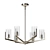 Kichler Adjustable Rod Chandelier 3D model small image 2