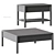 TONSTAD IKEA Coffee Table Set 3D model small image 4