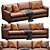 Customizable Axis Sofa: Plush Versatility 3D model small image 4