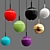 Modern LED Pendant Lamp: Snooker Canopy 3D model small image 2