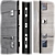 Piramis Metal Door 900x2050 mm 3D model small image 2