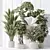 5 Model Indoor Plant Set 3D model small image 2