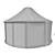 Sleek Modern Yurt Design 3D model small image 5