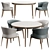 Playground Modern Dining Set 3D model small image 1