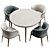 Playground Modern Dining Set 3D model small image 5