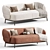 Elegant Juliet Sofa in Millimeters 3D model small image 2