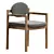 Sleek Jens Risom Chair Model 3D model small image 2