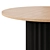 Luther Round Dining Table, 120cm 3D model small image 3