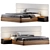 Modern Madaket Bed Esssentials 3D model small image 3