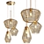 Chic Glass Pendant Light Home 3D model small image 2