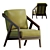 Diego Lounge Chair - Modern Elegance 3D model small image 1