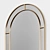 Glam Arch Wall Mirror 3D model small image 3