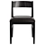 Mavery Dining Chair Set Espresso 3D model small image 2