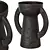 Amphora Ceramic Vases Set 3D model small image 1