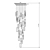 Modern Frame Chandelier IT-3412 3D model small image 3