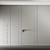  Sleek Invisible Door with Handles 3D model small image 4