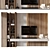 Modern Living Room TV Shelf 3D model small image 1