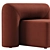 Modern Moss Sofa Collection 3D model small image 5