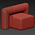 Modern Moss Sofa Collection 3D model small image 7