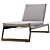 Elegant Yoko Sun Lounger Relaxation 3D model small image 2