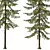 3D Spruce Tree Models Kit 3D model small image 2