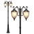 European Style Aluminum Garden Street Lamp 3D model small image 2