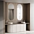 Fauset Bathroom Inbani Set 107 3D model small image 2