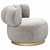 Luxury Eichholtz Design Swivel Chair 3D model small image 3