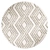 Round Ziggy Cotton Rug 3D model small image 2