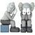 Limited Edition KAWS Vinyl Figure 3D model small image 4