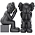 Limited Edition KAWS Vinyl Figure 3D model small image 5