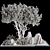 3D Plants Chandelier Decor Set 3D model small image 1