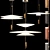 Modern Flamingo Suspension Lamp 3D model small image 1