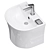  American Standard Plat Wash Basin 3D model small image 3