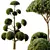 Elegant Spherical Tree Models 3D model small image 2