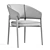 Sleek Linda Chair by Marelli 3D model small image 3